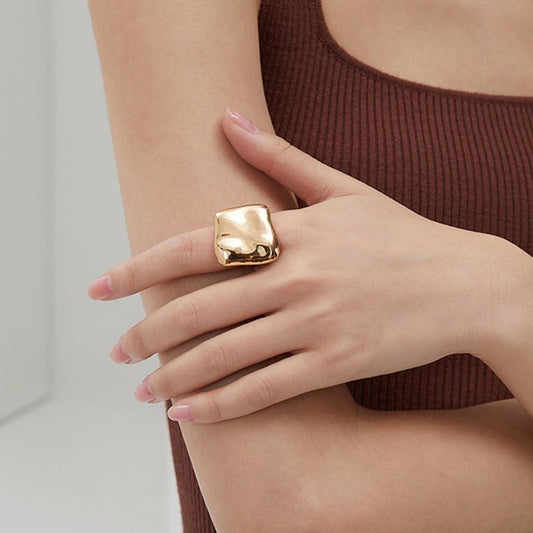 Sliver Square Ring