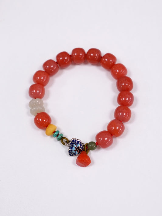 South Red Agate Bracelet